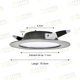 thumbnail image 4 of Luminario LED Empotrable Pro Boomer 12W Plata Satin 3000K, 4 of 4
