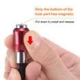 thumbnail image 5 of Uxcell 3pcs Magnetic Extension Chuck Adapter 6" 1/4 Inch Hex Shank Quick Release Socket Screwdriver Bit Holder, 5 of 6