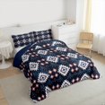 thumbnail image 3 of Manfei Western Retro Aztec Bedding Comforter Set, Bohemian Hippie Geometric Twin Comforter Sets, Teens Kids Adult Reversible Bedding Set, Lightweight Room Decor, 2pcs, 3 of 8