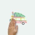 thumbnail image 4 of Retro Christmas Cars Peel and Stick Wall Decals, 4 of 6