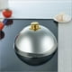 thumbnail image 4 of Tapa de wok de acero inoxidable y tapa de vapor redonda. Oro grande, 4 of 8