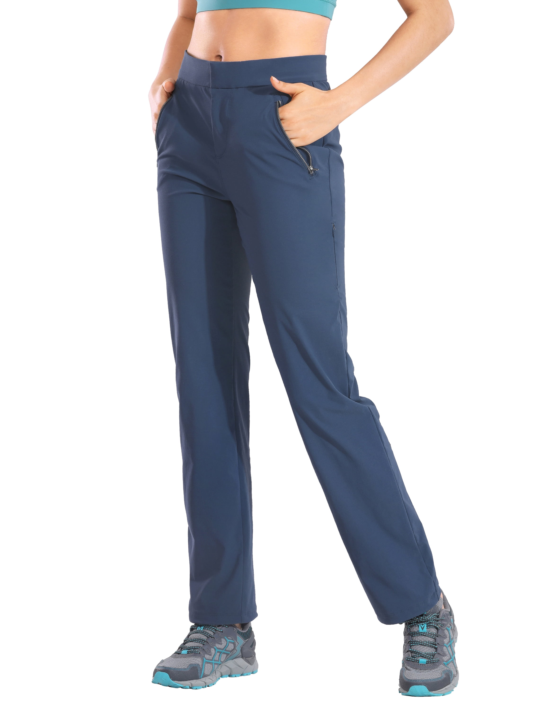 Women's Workout Pants With Zipper Pockets