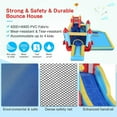 thumbnail image 3 of Qhomic 146''x 132'' x 82'' Inflatable Bounce Houses for Kids 3-10 with Blower Double Slide Climbing Wall and Ball Pit/Large Pool Outdoor/Indoor Bouncy House, PVC, Child, Teen, Toddler, 3 of 12