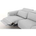 thumbnail image 4 of Divani Casa Cyprus Contemporary Fabric Loveseat w/ Electric Recliners in Gray, 4 of 5
