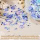 thumbnail image 3 of Uxcell 110 Pack Cuentas de Estrella y Luna, Cuentas de Perlas Acrílicas de Estrella y Luna, Cuentas Espaciadoras de Cristal de Vidrio para Hacer Joyería, Pulseras, Manualidades, Azul Púrpura, 3 of 6