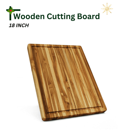 

Officery Real Teak Cutting Board With Juice Groove 18 INCH Pack of 5 Pieces
