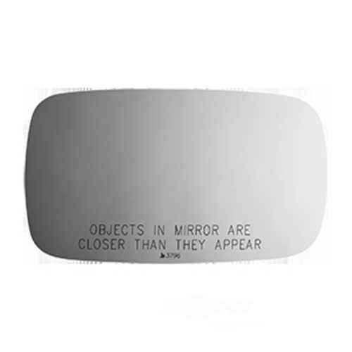Burco Side View Mirror Replacement Glass - Clear Glass - 3796