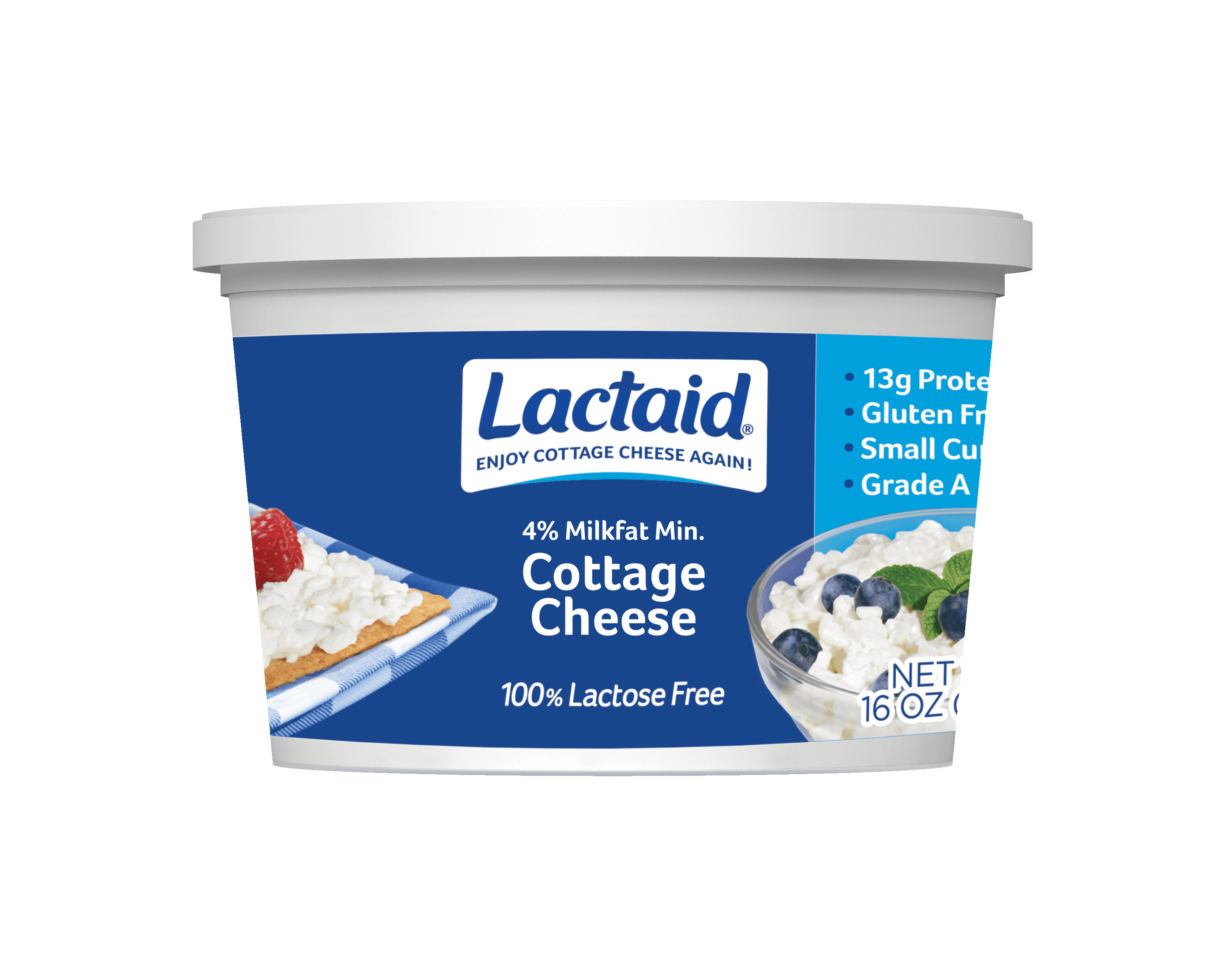 Lactaid 4 Cottage Cheese 16oz Walmart Com