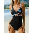 thumbnail image 5 of Cupshe Women's One Piece Swimsuit Cutout Runching Tummy Control Swimwear, 5 of 5