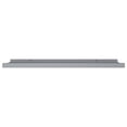 thumbnail image 2 of vidaXL Picture Frame Ledge Shelves 2 pcs Grey 80x9x3 cm MDF, 2 of 5