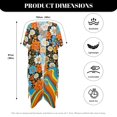 thumbnail image 6 of HELLHERO Colorful Bikini Coverups Breathable Polyester Casual Bathing Suit Cover Up, 6 of 6