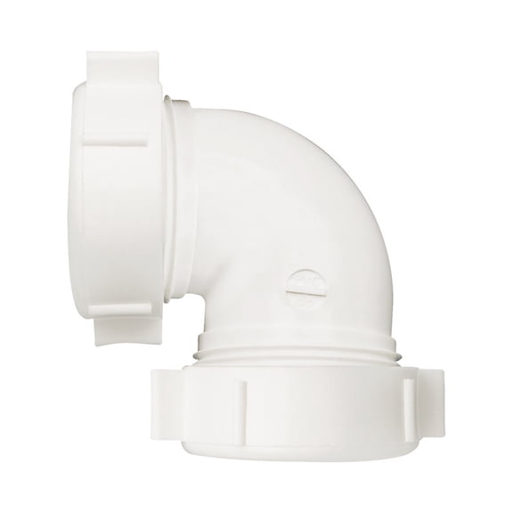 Plumb Pak  1-1/2 in. Dia. Plastic  90 Degree Elbow