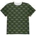 thumbnail image 1 of Grizzly Bear Pattern Green All Over Youth T Shirt Multi YXL, 1 of 2
