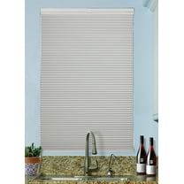 BlindsAvenue Cordless Top Down/Bottom Up Blackout Cellular Honeycomb Shade, 9/16" Single Cell, White Dove, Size: 28" W x 48" H
