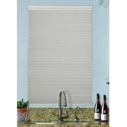 BlindsAvenue Cordless Top Down/Bottom Up Blackout Cellular Honeycomb Shade, 9/16" Single Cell, White Dove, Size: 23" W x 48" H