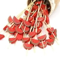 thumbnail image 3 of Palillos de Fruta Palillos de Bambú Tenedores de Fruta Palillos de Dientes Artísticos Palillos para Cócteles Palillos para Sándwiches Palillos Decorativos para Cócteles, 3 of 5
