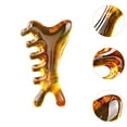 thumbnail image 6 of Stgfyxgs Resin Massage Comb Facial Massager Practical Gift, Smooth for Women Men Guasha Scraping Scalp Comb Handheld Head Massage Tool Brown, 6 of 9