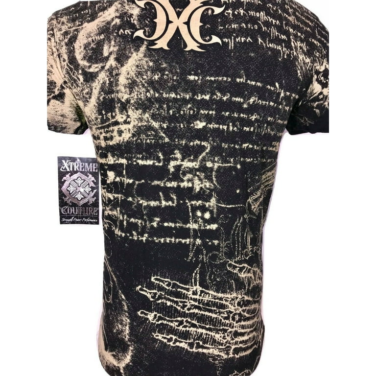 Affliction T-shirt Affliction Xtreme Couture Men's T-Shirt - Black Lagoon Biker MMA Streetwear, 100% Cotton Xtreme Couture Black Lagoon Tee - Foto 7
