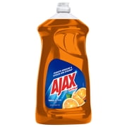 Ajax Ultra Liquid Dish Soap Orange Scent,Triple Action, Mess-Free, Easy-Flip Cap, 52 fl oz Bottle