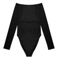 thumbnail image 5 of DODOING Bodysuit for Women Tummy Control Short/Long Sleeve Bodysuits Scoop Neck Shirt One Piece Slim Top, 5 of 8