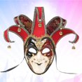 thumbnail image 2 of 1 máscara de mascarada de payaso para decoraciones de Halloween., 2 of 3