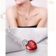 thumbnail image 5 of Piedra natal de enero, corazón rojo, juguete, princesa, accesorios de Halloween, joyería, regalo de San Valentín para ella (enero rojo), 5 of 5