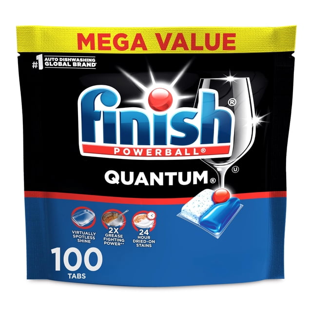 Cápsulas para lavavajillas Finish Quantum, 100 unidades, sin fragancia