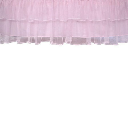 

Triple-Layer Tulle Crib Skirt Pink