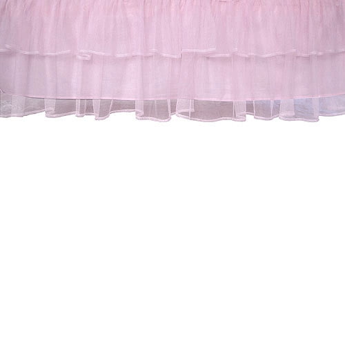 Triple Layer Tulle Crib Skirt Pink Walmart Com Walmart Com