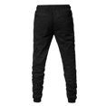 thumbnail image 4 of Ernkv Cargo Pants for Men Fashion Fall Winter Long Trousers High Waist Comfy Lounge Casual Solid Color Soft Safety Full Pants with Pocket Black M, 4 of 7