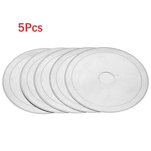 5pcs 4.5'' Diamond Saw Blades Cutting Disc Thin Lapidary Blade For Jewelry Gems