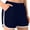 Navy, variant on MIANHT Women'S Summer Shorts Fashion Solid Color High Waist Shorts with Pockets Leisure Loose Fit Lightweight Summer Shotrs
