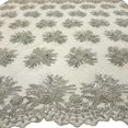 thumbnail image 6 of Gloriosa Bridal Lace Sequins Beaded Scallop Fabric for Dresses 52’’ BTY (Silver), 6 of 6