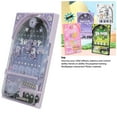 thumbnail image 4 of Jeu de Flipper pour Enfants, Jeu de Flipper de Poche Robuste pour Extérieur, Vert Foncé, Violet, Blanc, 4 of 8