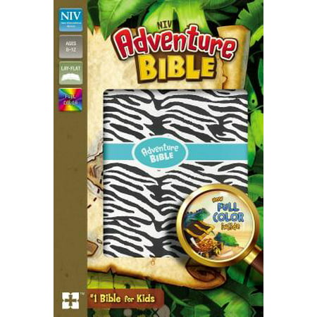 NIV Adventure Bible, Leathersoft, Zebra Print, Full Color (The Best Of Zebra In Black And White)