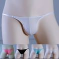 thumbnail image 3 of Men Low Waist Sheer See Through Bulge Underwear Briefs Underpants Panties, 3 of 9