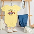 thumbnail image 3 of Gill McFinn Psychotropic Trout Fishing Romper Boys or Girls Infant Baby Brisco Brands 12M, 3 of 6