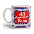 thumbnail image 2 of All American Nana Patriotic Gifts Coffee Tea Ceramic Mug Office Work Cup Gift 15oz, 2 of 3