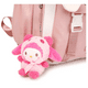 thumbnail image 3 of Mochila Oxford De Dibujos Animados A La Moda Lab.G, Rosa, 3 of 5