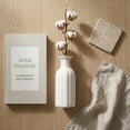 thumbnail image 3 of REGALWOVEN Modern Slim Ceramic Bud Vase, Small Skinny Decorative Flower Vases for Single Stem, Vase for Desktop Decor White Narrow Mouth 2.8"L x 2.8"W x 7.1"H, 3 of 6