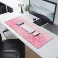 thumbnail image 2 of Game in Gold: Large 'Stay Positive' Non-Slip Mousepad - Rubber Base, Stitched Edges - Waterproof Desk Mat Perfect for Work, Office or Home, 2 of 7