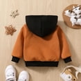 thumbnail image 4 of Vedolay Boys Hooded Sweater Cartoon Printed Hoodies Sweatshirts Boys Autumn Pullover Tops Orange,90, 4 of 4