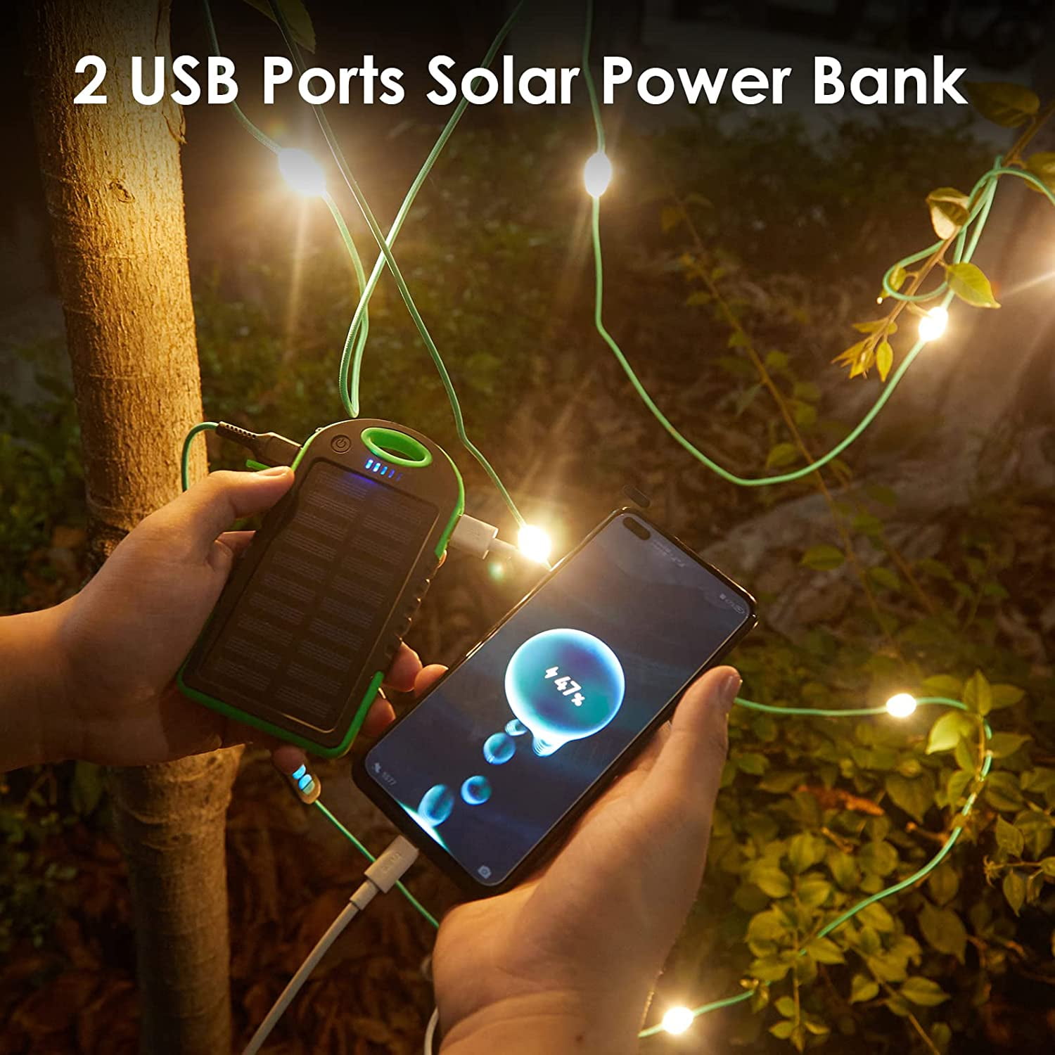 Anpro - Looking for a reliable and eco-friendly camping light? Check out  our solar-powered camping light string! With no need for electricity or  batteries, you can enjoy a bright and sustainable lighting