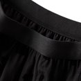 thumbnail image 2 of Lu's Chic Women's Tulle Skirt High Waisted Floral Layered Elastic Waist A-line Midi Tutu Waisted Tea-length Mesh Pleated Formal Prom Party Skirts Black X-Small-Large, 2 of 5