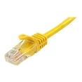 thumbnail image 2 of StarTech.com 3 ft CAT5e Cable - Yellow Ethernet Cord - Snagless - UTP - Patch cable - RJ-45 (M) to RJ-45 (M) - 3 ft - UTP - CAT 5e - snagless - yellow, 2 of 2
