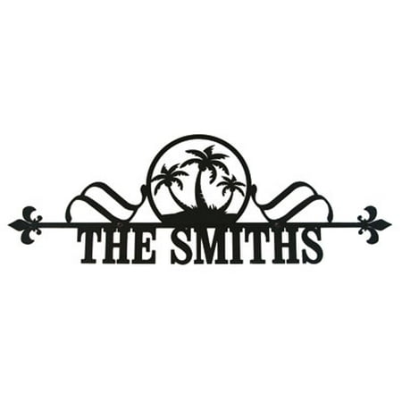 - Palm Trees - Customized House Plaque
