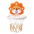 thumbnail image 2 of Portable Foldable Basketball Hoop for Kids Indoor Play Non-Puncture Design with Lion Fun Base Suction Mount Includes Ball Pump Net and Wall Hooks Suit_Perfect Gift, 2 of 5