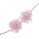 thumbnail image 4 of Ofertas Únicas 1 Pc Collar Choker Pulsera Delicada Laca Rosa Ajustable Correas de Flor Mate, 4 of 6