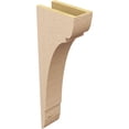 thumbnail image 5 of 5"W x 10"D x 30"H Thin Olympic Rough Cedar Woodgrain TimberThane Corbel, Primed Tan, 5 of 6