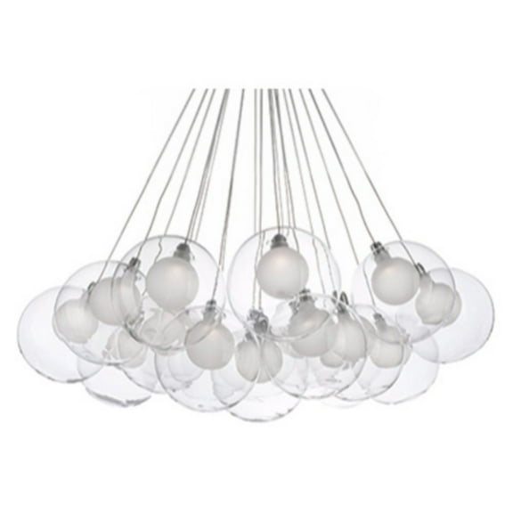 Kuzco Lighting Ch3128 Bolla 28" Wide Chandelier - Chrome